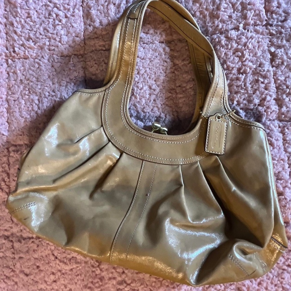 Tan Coach Bag